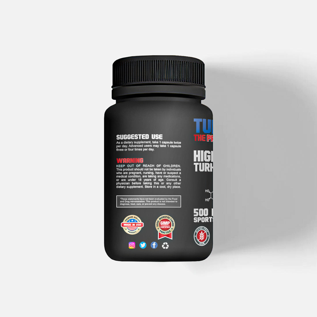 Turk USA™ - 500 mg de turkesterona premium (extracto de Ajuga turkestanica)